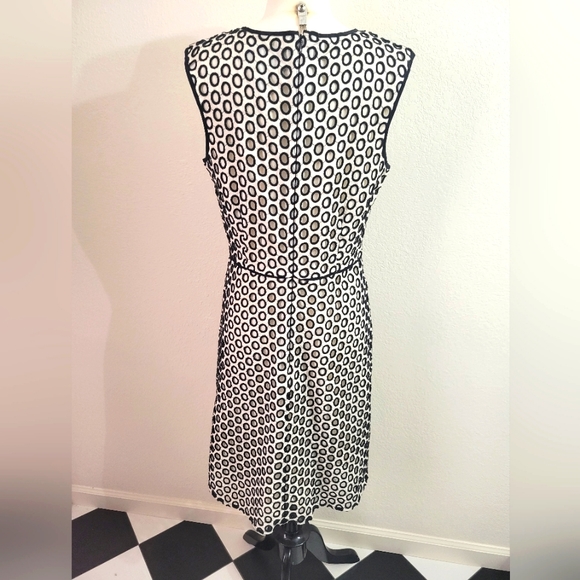 J.CREW Woman's Black & White Eyelet Dress size 10T - Picture 7 of 15
